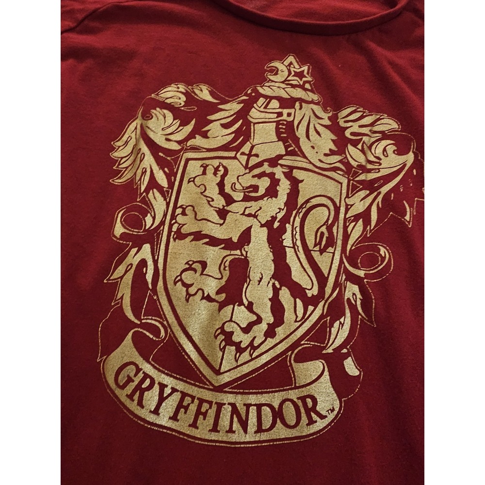 Harry Potter Gryffindor Shirt Dress Women Small Red Gold Universal Studios - Picture 2 of 6